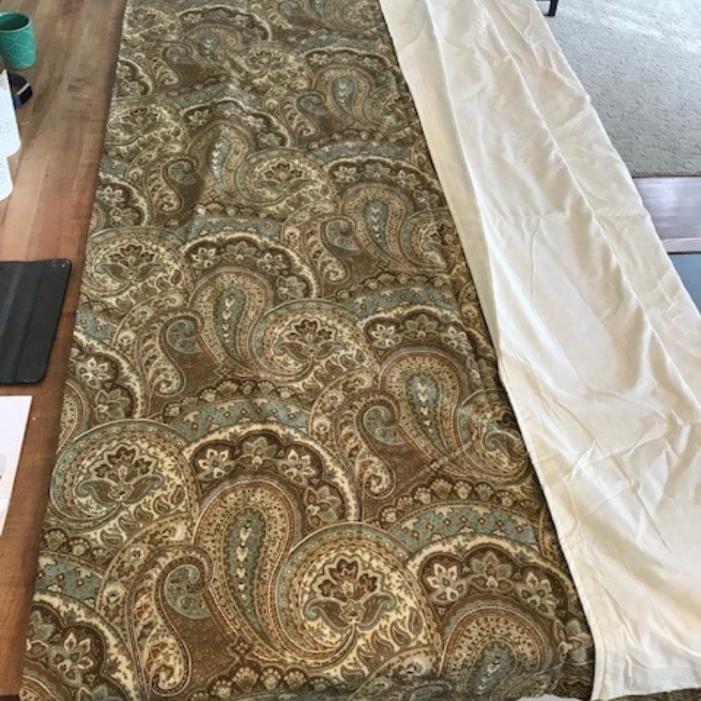 Curtains (lined)